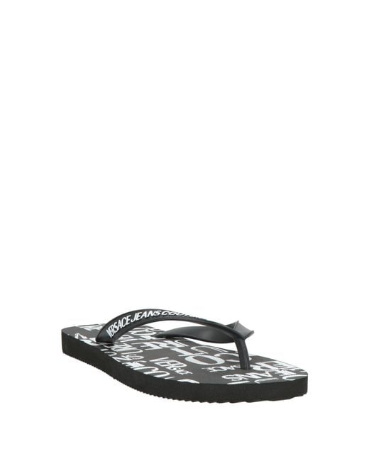 Versace Jeans Couture White Thong Sandal for men