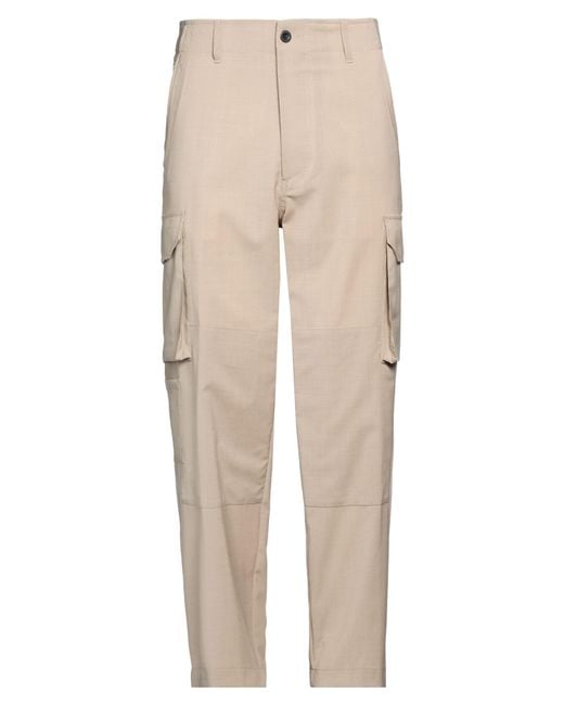 Department 5 Natural Pants Polyester, Virgin Wool, Elastane for men