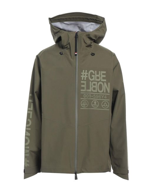 Moncler Green Military Jacket Polyester for men