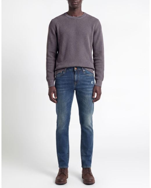 0/zero Construction Blue Jeans Cotton, Elastane for men