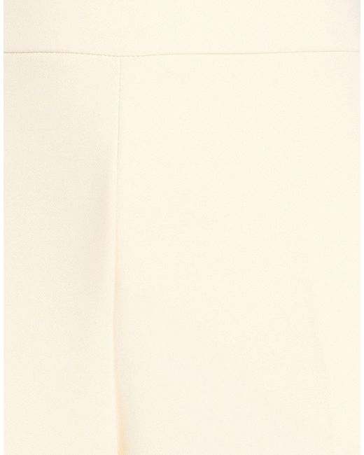 Clips White Pants Polyester, Elastane