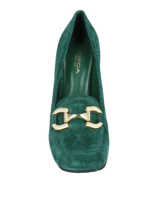 Tosca Blu Green Loafers Leather