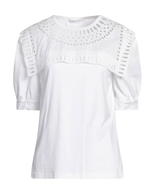 Alberta Ferretti White T-shirts