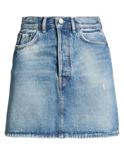 Acne Blue Denim Skirt