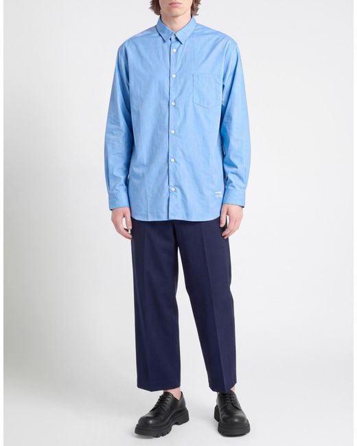 Comme des Garçons Blue Azure Shirt Cotton for men