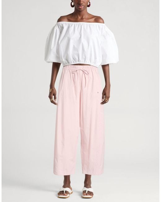Ottod'Ame Pink Pants Cotton
