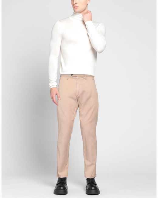 Roy Rogers Natural Camel Pants Cotton, Lyocell, Elastane for men