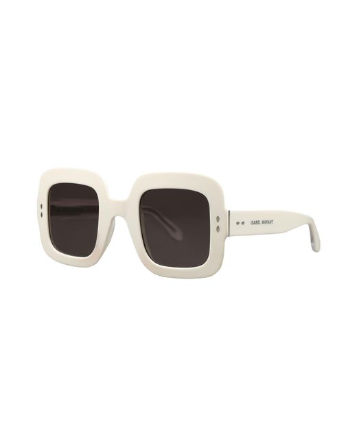 Isabel Marant White Sunglasses