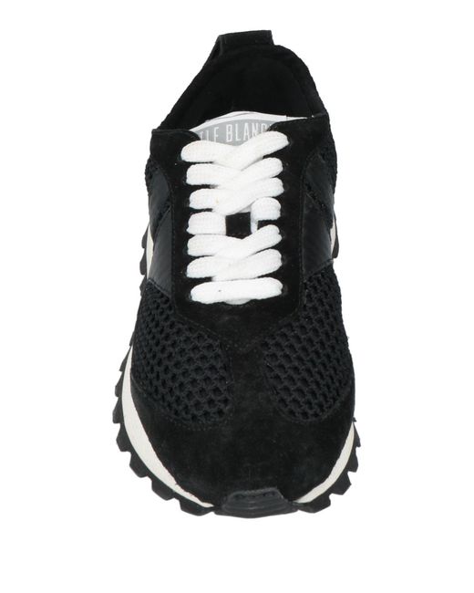 Voile Blanche Black Sneakers Leather, Textile Fibers