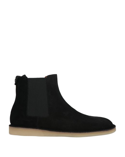 Dolce & Gabbana Black Ankle Boots Calfskin for men