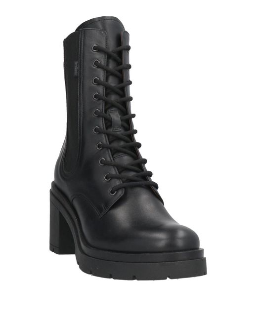 Nero Giardini Black Ankle Boots Leather