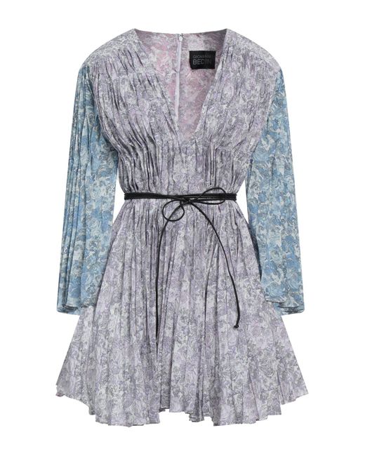 Giovanni bedin Gray Mini-Kleid