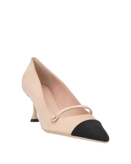 N°21 Natural Pumps Textile Fibers