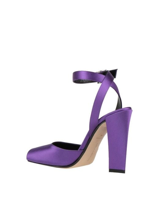 Victoria Beckham Purple Sandale