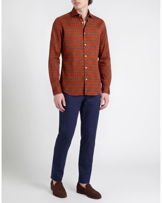 Dnl Brown Shirts for men