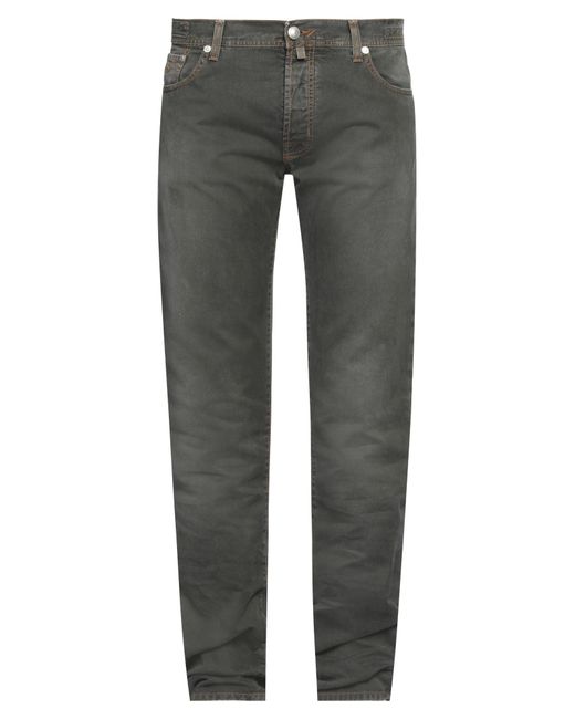 Jacob Coh?n Gray Dark Jeans Cotton for men
