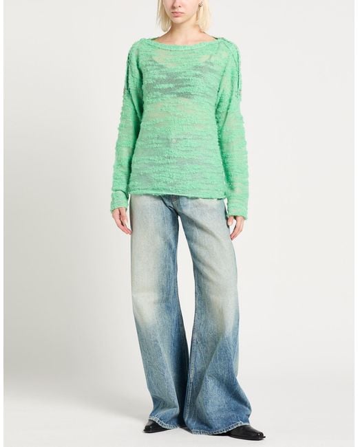 ANDERSSON BELL Green Sweater Mohair Wool, Alpaca Wool, Nylon