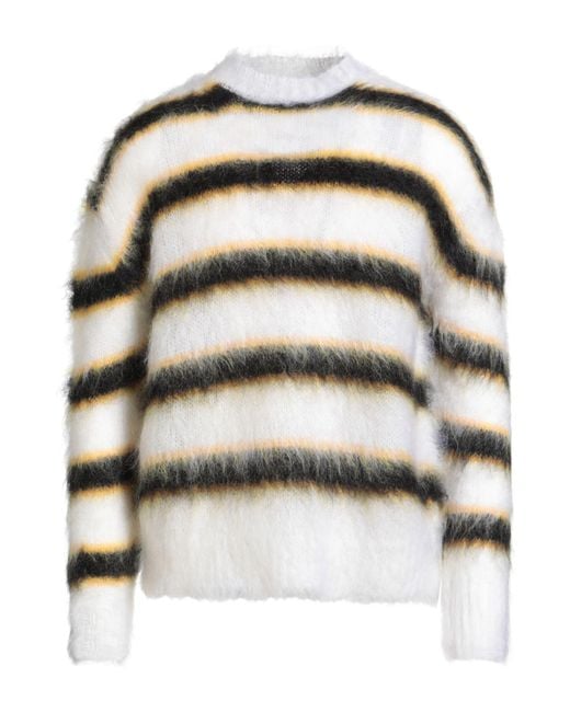 Marni Black Sweater Mohair Wool, Polyamide for men