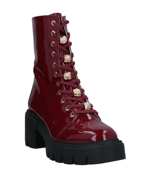 Stuart Weitzman Red Ankle Boots