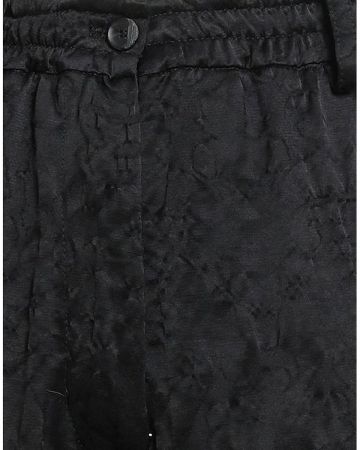 Masnada Black Pants Acetate, Wool