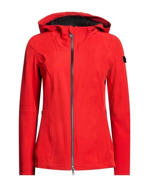 Peuterey Red Jacket Polyamide, Polyester, Elastane