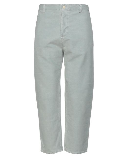 Haikure Gray Light Pants Cotton, Linen for men