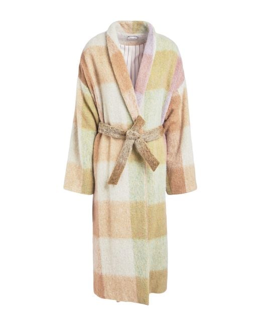 Alysi White Coat Virgin Wool, Alpaca Wool, Mohair Wool, Polyamide