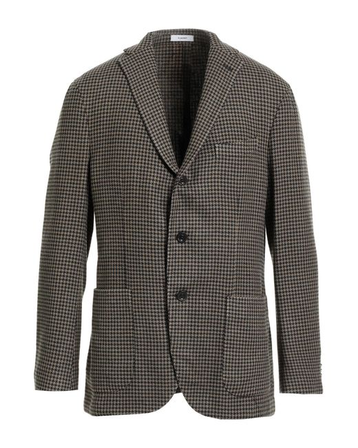 Boglioli Black Blazer Virgin Wool, Cashmere for men