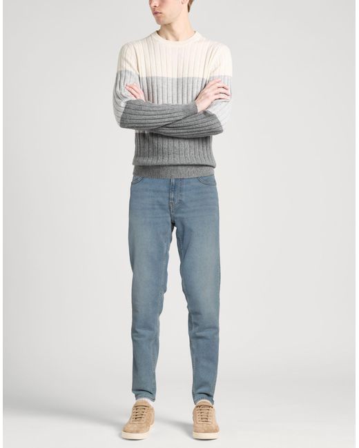 Trussardi Blue Jeans Cotton, Polyester, Elastane for men