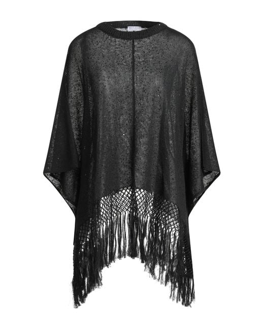 Brunello Cucinelli Black Capes