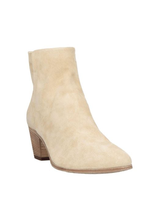 Officine Creative Natural Ankle Boots Leather