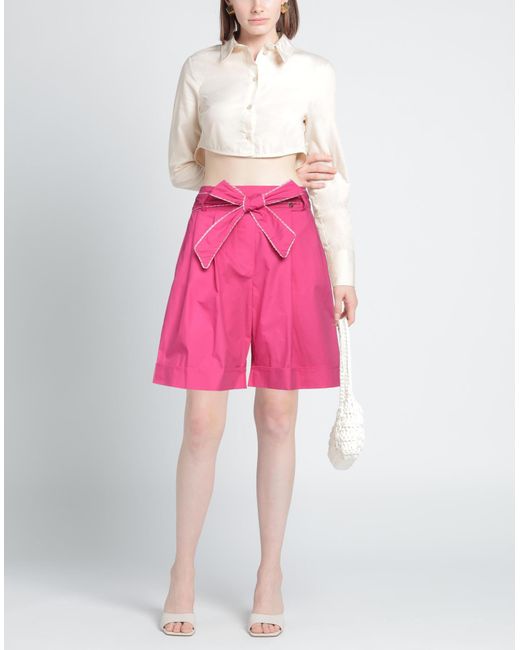 LE SARTE DEL SOLE Pink Shorts & Bermuda Shorts