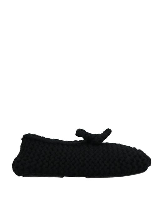 Dolce & Gabbana Black Ballet Flats