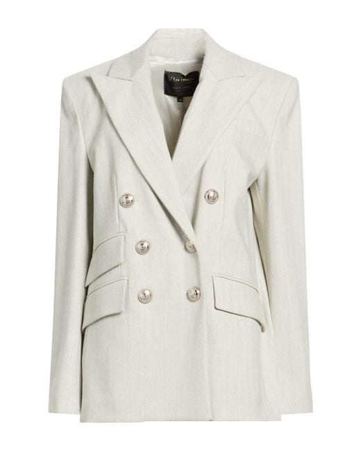 W Les Femmes By Babylon White Blazers