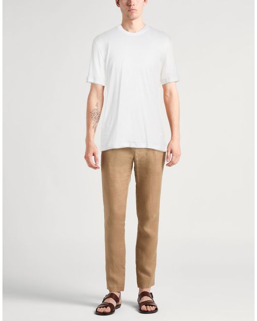 Eleventy White Platinum T-Shirt Cotton for men