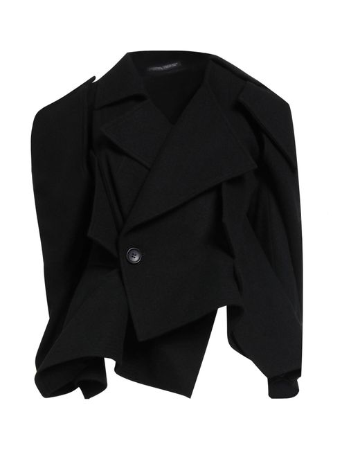 Yohji Yamamoto Black Collections Jacket Wool, Nylon
