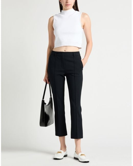 Sportmax Blue Pants Cotton, Polyamide, Elastane