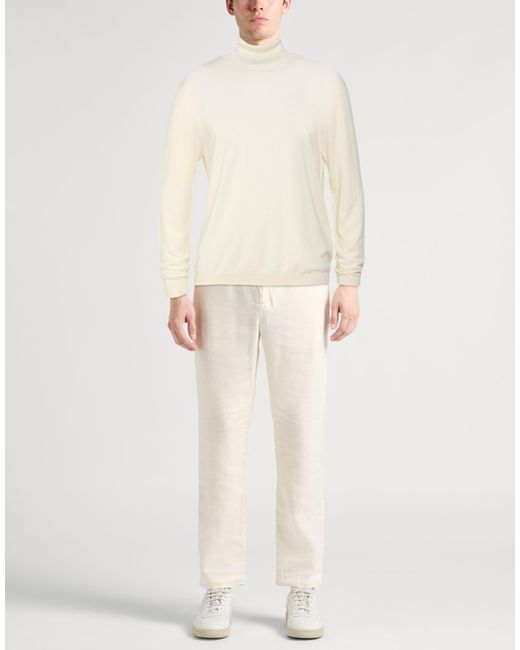 Lardini White Turtleneck for men