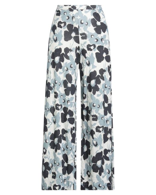 Majestic Filatures White Slate Pants Cotton, Linen