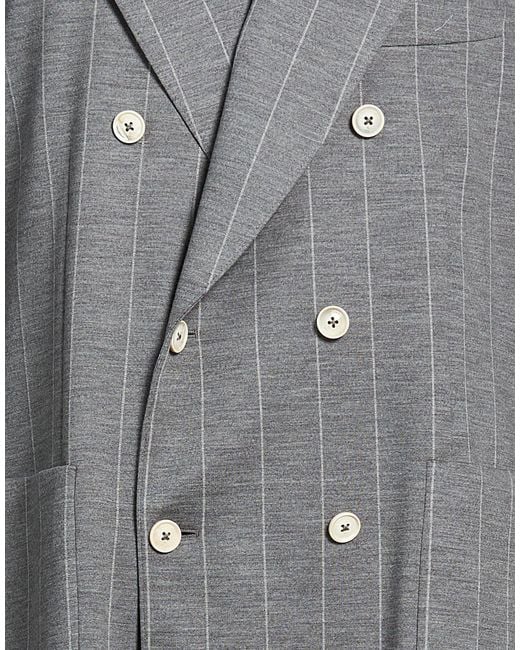 Tombolini Gray Blazer Virgin Wool, Polyamide, Elastane for men