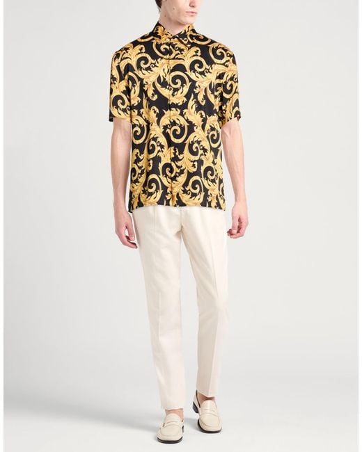 Camicia di Versace in Metallic da Uomo