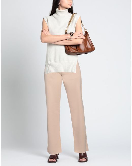 MM6 by Maison Margiela Natural Pants Cotton, Polyester