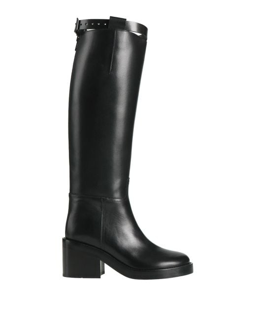 Ann Demeulemeester Black Stiefel