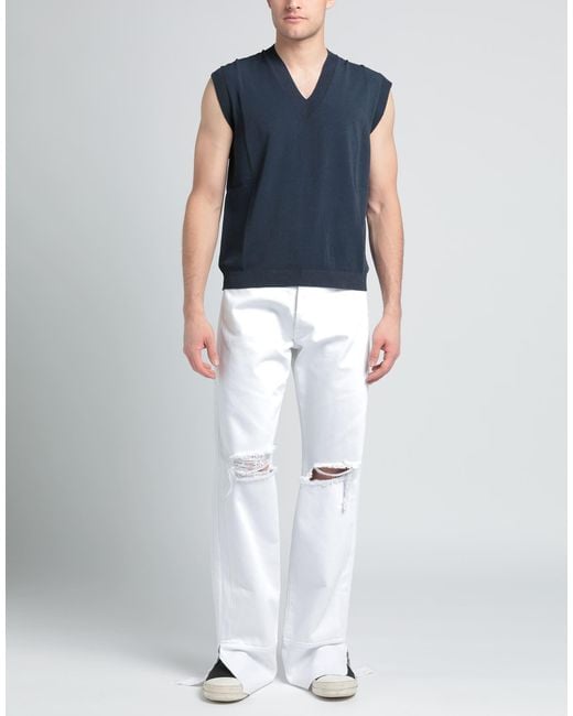 Vetements White Denim Pants for men