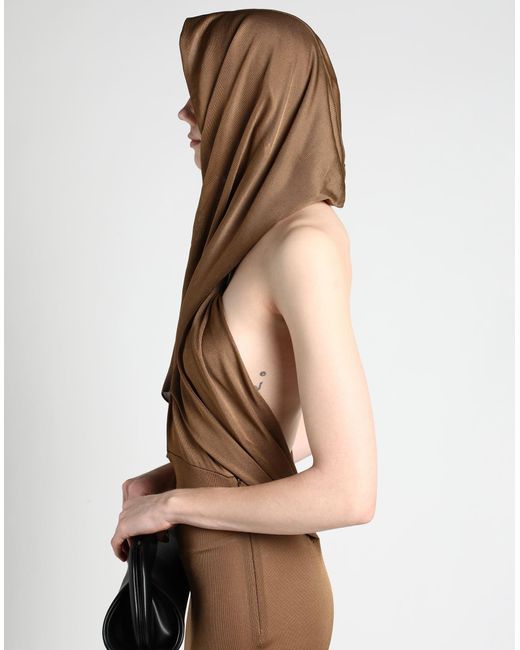 Robe longue Saint Laurent en coloris Brown