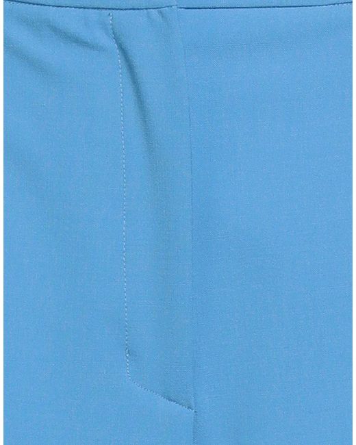 Grifoni Blue Pants Polyester, Virgin Wool, Elastane