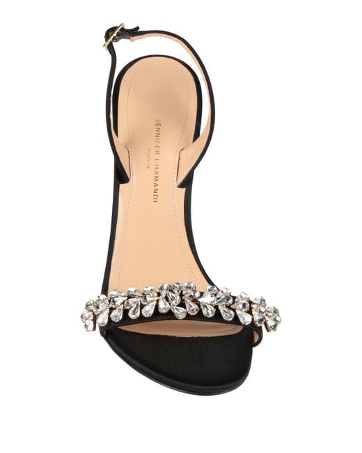 JENNIFER CHAMANDI Metallic Sandals