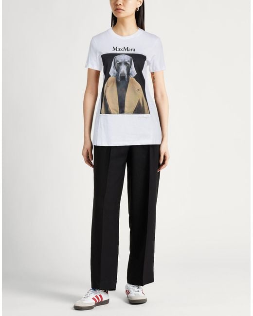 Max Mara White T-Shirt Cotton