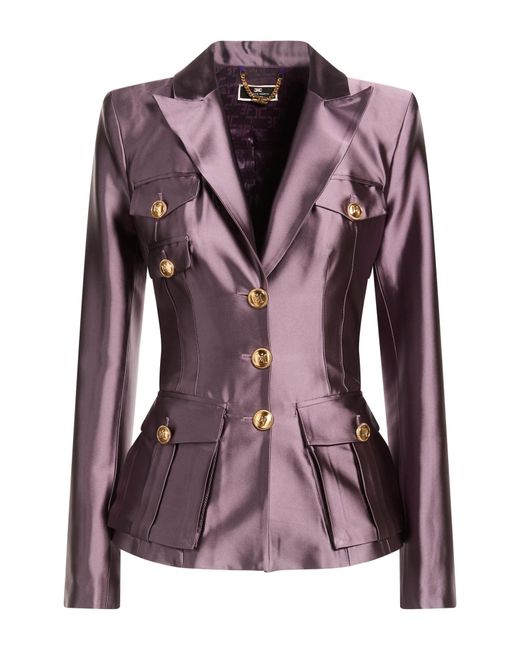Elisabetta Franchi Purple Blazer