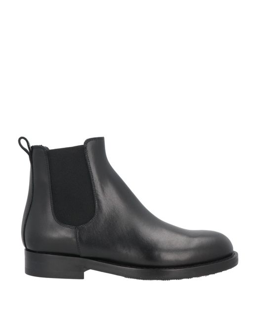 Anna F. Black Ankle Boots